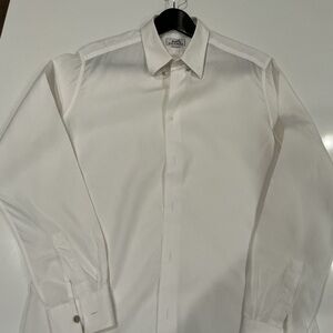 Hermes Elegant Cream Dress Shirt